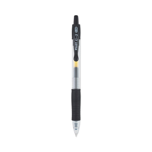 G2 Premium Gel Pen Convenience Pack, Retractable, Extra-fine 0.38 Mm, Black Ink, Smoke/black Barrel, Dozen