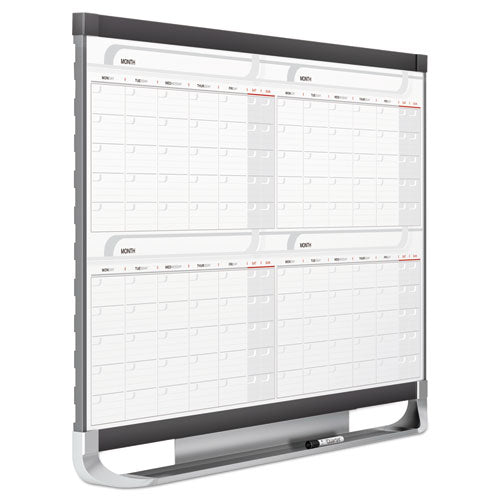 Prestige 2 Magnetic Total Erase Four-month Calendar, 48