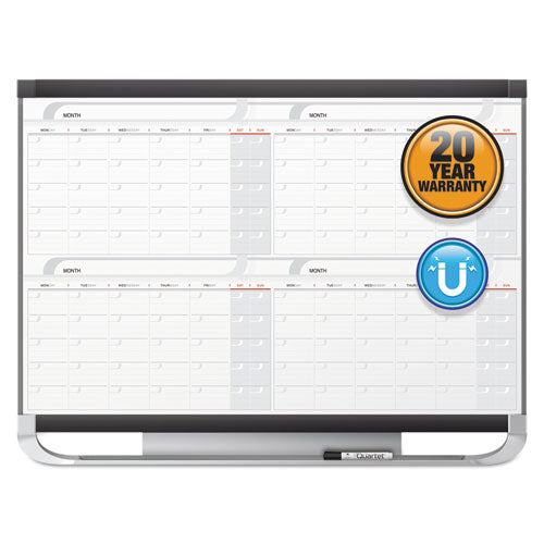Prestige 2 Magnetic Total Erase Four-month Calendar, 48