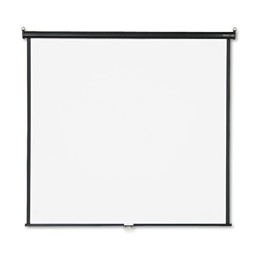 Wall Or Ceiling Projection Screen, 70 X 70, White Matte Finish