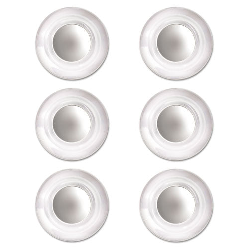 Glass Magnets, Large, Clear, 0.45