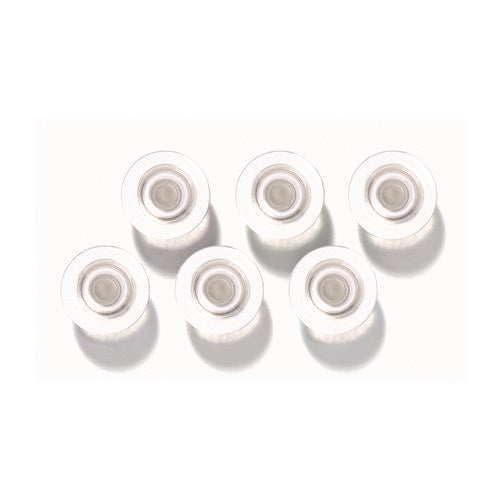 Glass Magnets, Large, Clear, 0.45