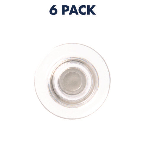 Glass Magnets, Large, Clear, 0.45