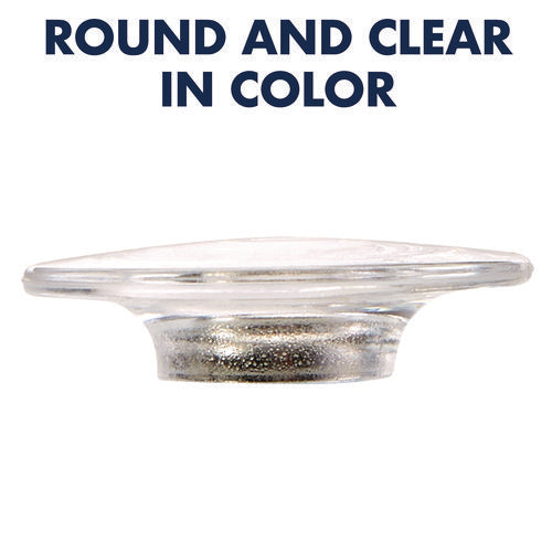 Glass Magnets, Large, Clear, 0.45
