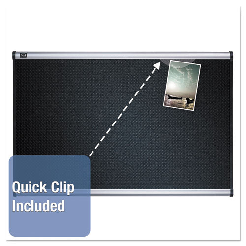 Prestige Black Embossed Foam Bulletin Board, 48
