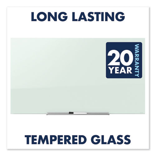Invisamount Magnetic Glass Marker Board, 39