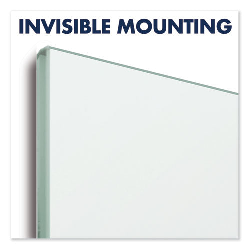 Invisamount Magnetic Glass Marker Board, 50