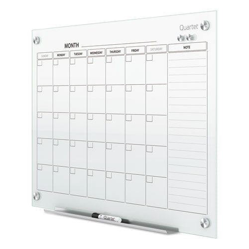 Infinity Magnetic Glass Calendar Board, Monthly Planning/scheduling, 36