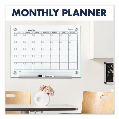 Infinity Magnetic Glass Calendar Board, Monthly Planning/scheduling, 36