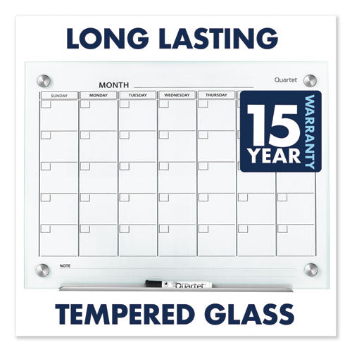 Infinity Magnetic Glass Calendar Board, Monthly Planning/scheduling, 36