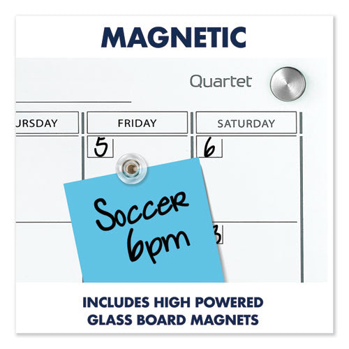 Infinity Magnetic Glass Calendar Board, Monthly Planning/scheduling, 48