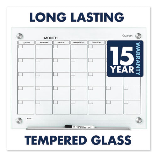 Infinity Magnetic Glass Calendar Board, Monthly Planning/scheduling, 48