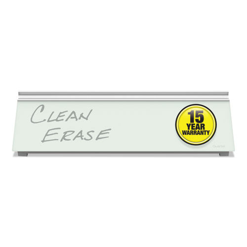 Glass Dry Erase Desktop Computer Pad, 18