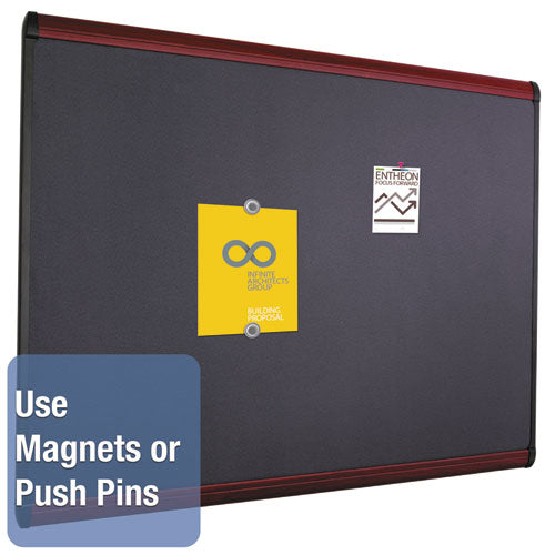 Prestige Plus Magnetic Fabric Bulletin Boards, 48