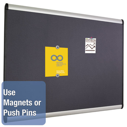 Prestige Plus Magnetic Fabric Bulletin Boards, 72