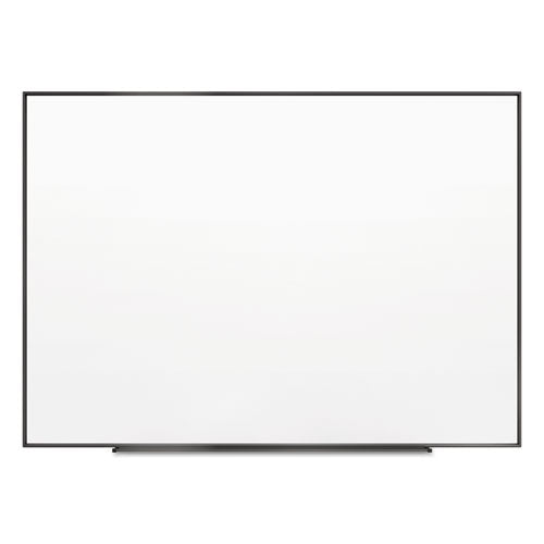 Fusion Nano-clean Magnetic Whiteboard, 48" X 36", White Surface, Black Aluminum Frame