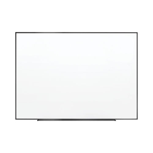 Fusion Nano-clean Magnetic Whiteboard, 72" X 48", White Surface, Satin Aluminum Frame