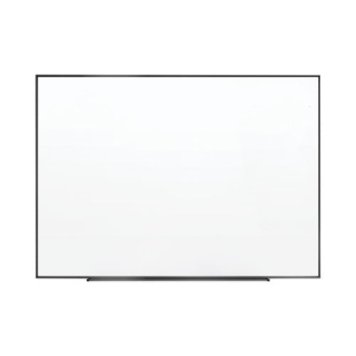 Fusion Nano-clean Magnetic Whiteboard, 96" X 48", White Surface, Satin Aluminum Frame