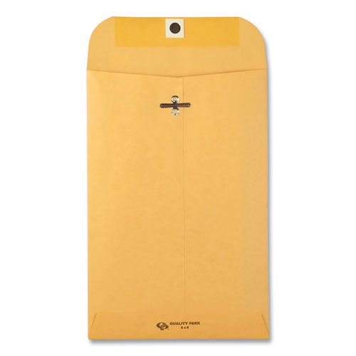 Clasp Envelope, 28 Lb Bond Weight Kraft, #55, Square Flap, Clasp/gummed Closure, 6 X 9, Brown Kraft, 100/box