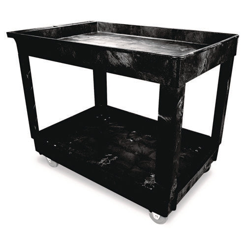 Service/utility Carts, Plastic, 2 Shelves, 500 Lb Capacity, 24