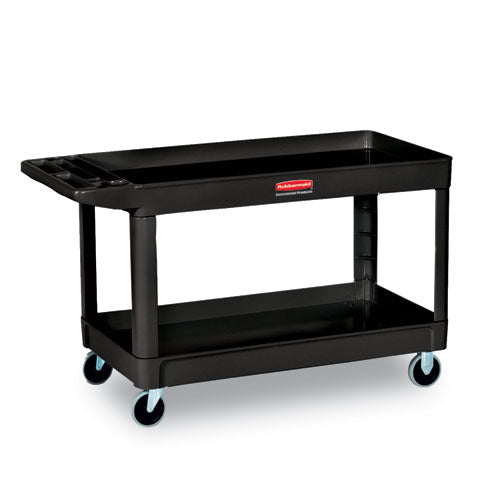 Service/utility Carts, Plastic, 2 Shelves, 500 Lb Capacity, 24
