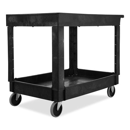 Service/utility Carts, Plastic, 2 Shelves, 500 Lb Capacity, 24