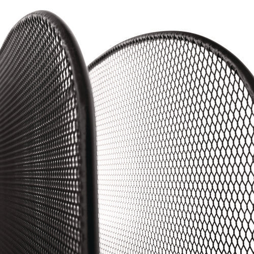 Onyx Mesh Desk Organizer With Two Horizontal And Six Upright Sections, Letter Size Files, 13.25