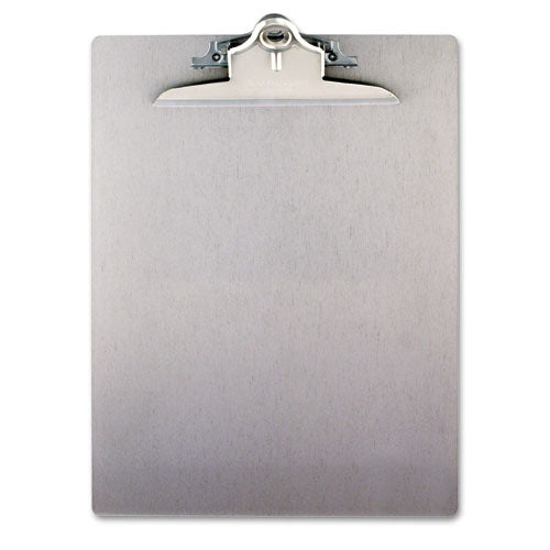 Recycled Aluminum Clipboard With High-capacity Clip, 1" Clip Capacity, Holds 8.5 X 11 Sheets, Silver