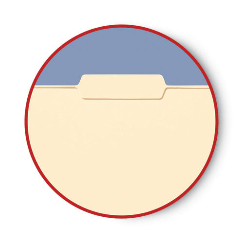 Interior File Folders, 1/3-cut Tabs: Assorted, Letter Size, 0.75