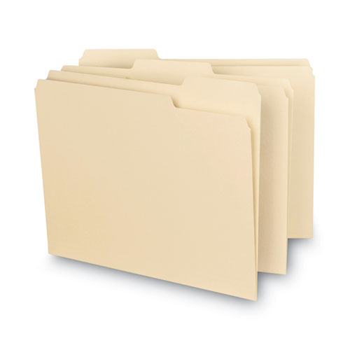 Interior File Folders, 1/3-cut Tabs: Assorted, Letter Size, 0.75