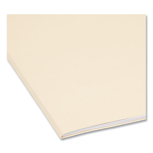 100% Recycled Manila Top Tab File Folders, 1/3-cut Tabs: Assorted, Letter Size, 0.75