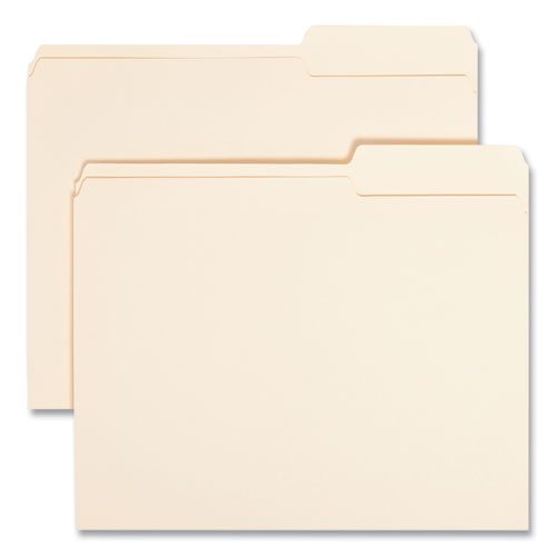 Manila Guide Height Systems File Folders, 2/5-cut Tabs: Right Of Center, Letter Size, 0.75