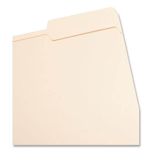 Manila Guide Height Systems File Folders, 2/5-cut Tabs: Right Of Center, Letter Size, 0.75