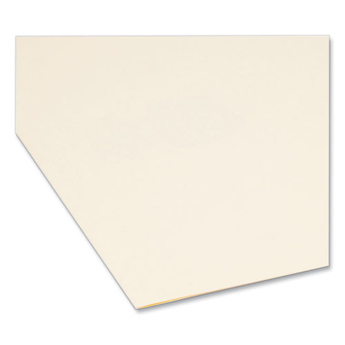 Reinforced Guide Height File Folders, 2/5-cut Tabs: Right Position, Letter Size, 0.75