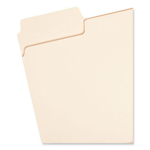 Supertab Top Tab File Folders, 1/3-cut Tabs: Assorted, Letter Size, 0.75