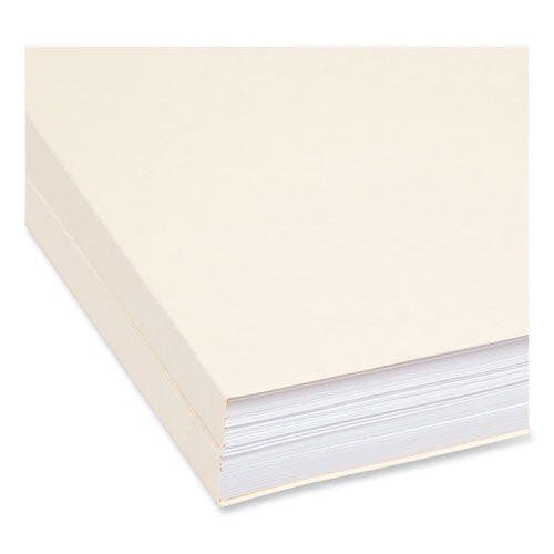 Expandable Heavyweight File Folders, 1/3-cut Tabs: Assorted, Letter Size, 1.5