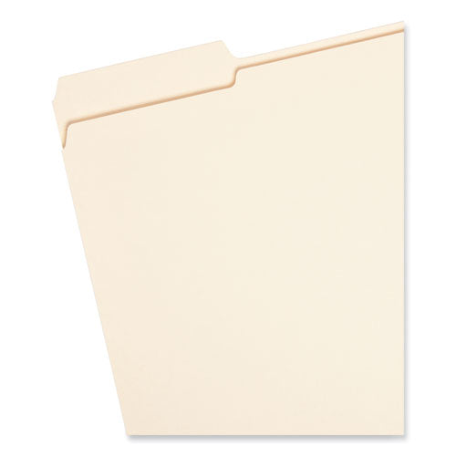 Expandable Heavyweight File Folders, 1/3-cut Tabs: Assorted, Letter Size, 1.5