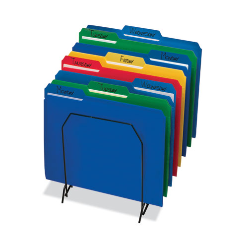 Top Tab Poly Colored File Folders, 1/3-cut Tabs: Assorted, Letter Size, 0.75
