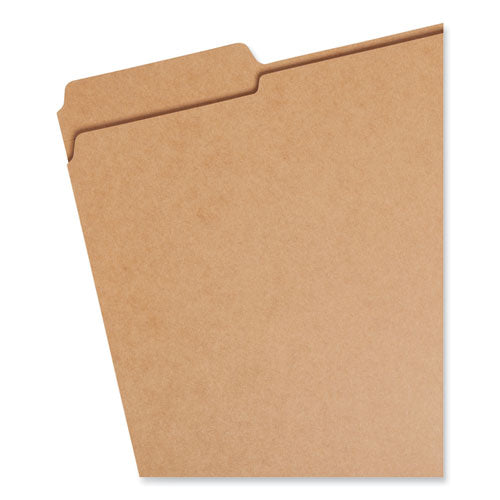 Heavyweight Kraft File Folder, 1/3-cut Tabs: Assorted, Letter Size, 0.75