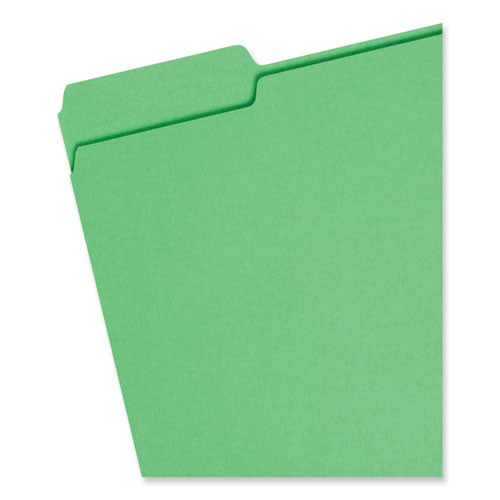 Colored File Folders, 1/3-cut Tabs: Assorted, Letter Size, 0.75