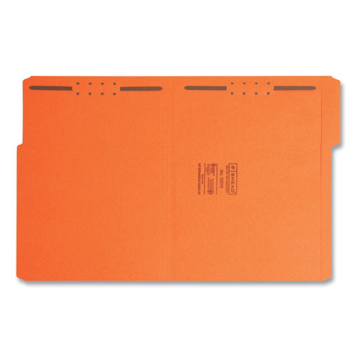 Top Tab Colored Fastener Folders, 0.75