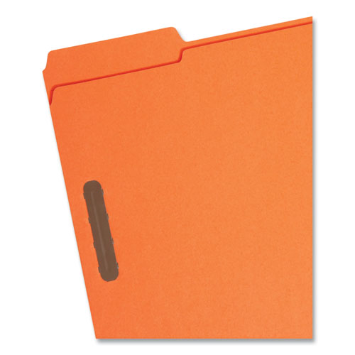 Top Tab Colored Fastener Folders, 0.75