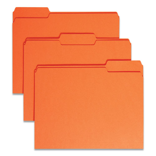 Colored File Folders, 1/3-cut Tabs: Assorted, Letter Size, 0.75