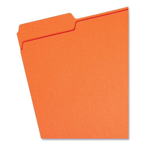 Colored File Folders, 1/3-cut Tabs: Assorted, Letter Size, 0.75