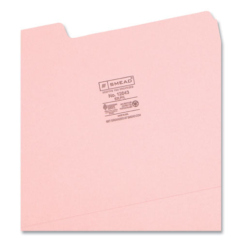 Colored File Folders, 1/3-cut Tabs: Assorted, Letter Size, 0.75