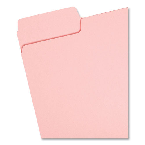 Colored File Folders, 1/3-cut Tabs: Assorted, Letter Size, 0.75