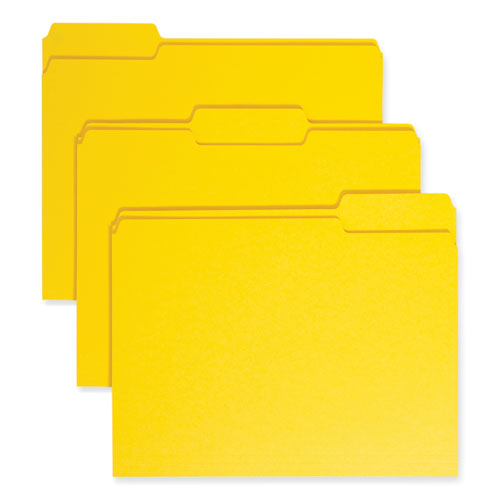 Colored File Folders, 1/3-cut Tabs: Assorted, Letter Size, 0.75
