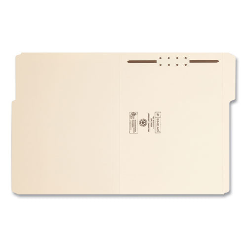 Top Tab Fastener Folders, 1/3-cut Tabs: Assorted, 0.75