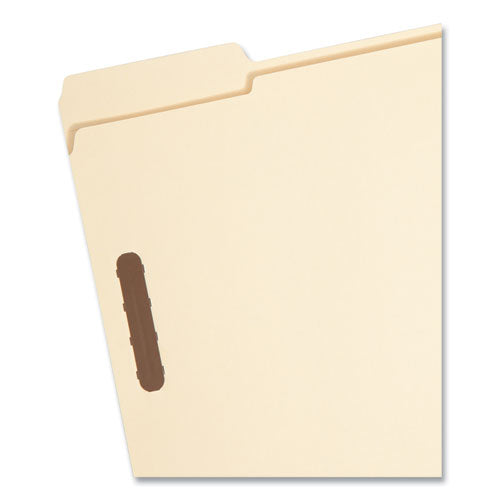 Recycled Top Tab Fastener Folders, 1/3-cut Tabs: Assorted, 0.75