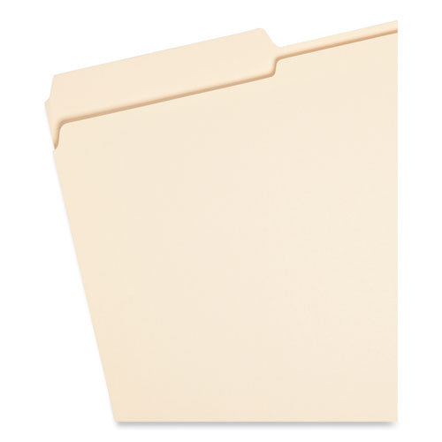 Reinforced Tab Manila File Folders, 1/3-cut Tabs: Assorted, Legal Size, 0.75